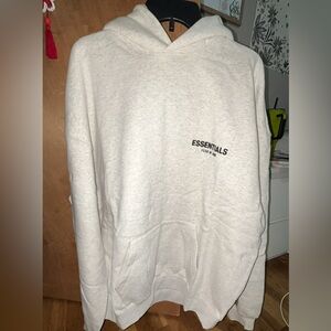 Fear of God Essentials Men's Off-White Crewneck Sweater
